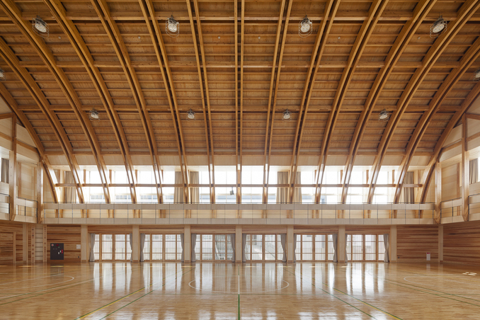 静岡県立湖北高等学校　多目的体育館